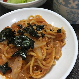 ツナとウインナーのパスタ♡